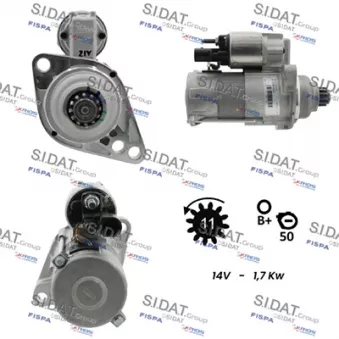Démarreur SIDAT S12VA0117