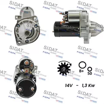 Démarreur SIDAT S12VA0118A2