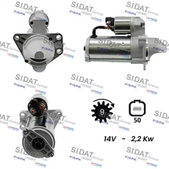Démarreur SIDAT S12VA0125A2