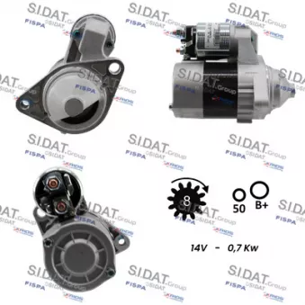 Démarreur SIDAT S12VA0132A2