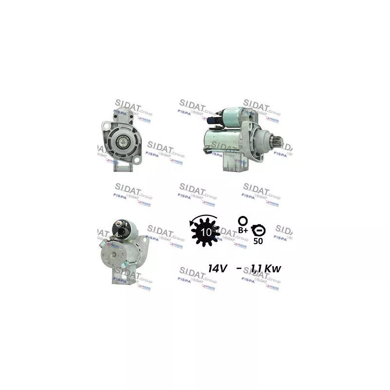 Démarreur SIDAT S12VA0144
