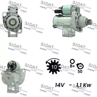 Démarreur SIDAT S12VA0144A2