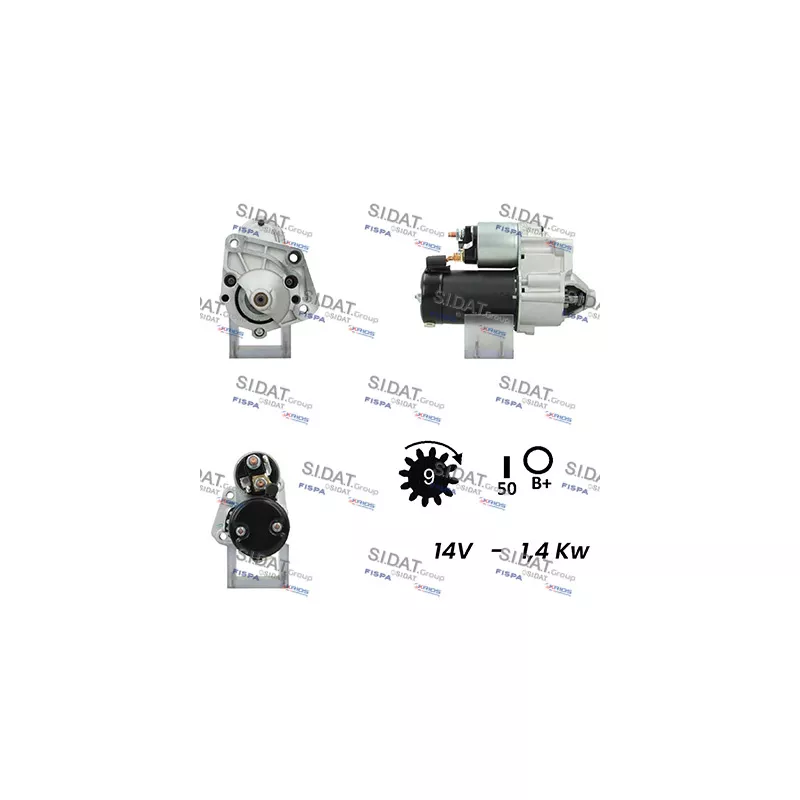 Démarreur SIDAT S12VA0151A2
