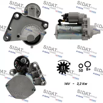 Démarreur SIDAT S12VA0153A2