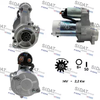 Démarreur SIDAT S12VA0174