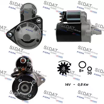 Démarreur SIDAT S12VA0240A2