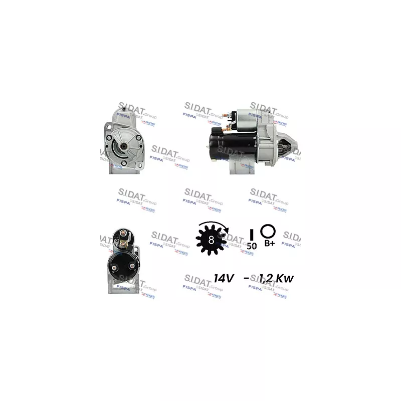 Démarreur SIDAT S12VA0325A2