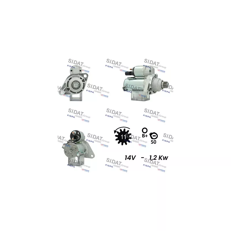 Démarreur SIDAT S12VA0632A2