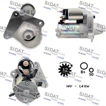 Démarreur SIDAT S12VS0013