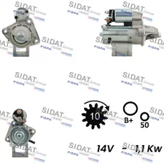 Démarreur SIDAT S12VS0022