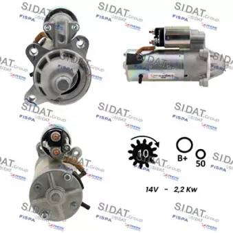 Démarreur SIDAT S12VS0023