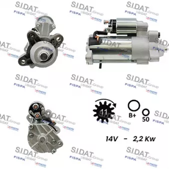 Démarreur SIDAT S12VS0036