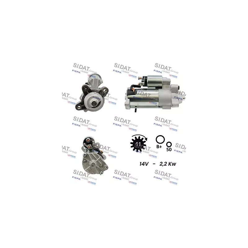 Démarreur SIDAT S12VS0036A2