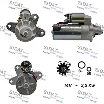 Démarreur SIDAT S12VS0121A2