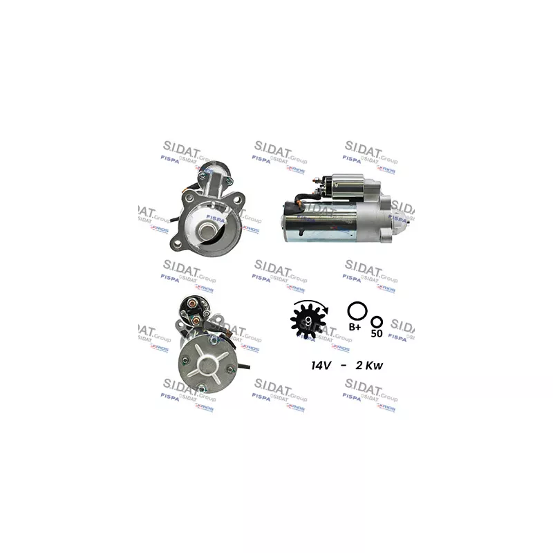Démarreur SIDAT S12VS0155A2