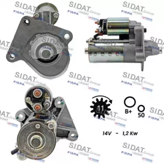 Démarreur SIDAT S12VS0193