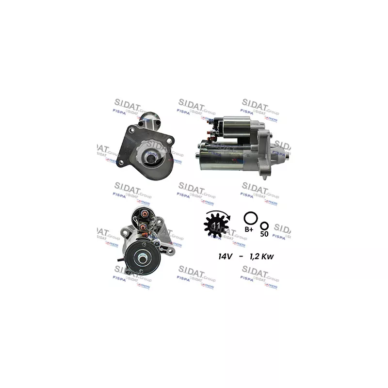 Démarreur SIDAT S12VS0193A2