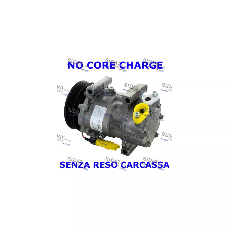 Compresseur, climatisation FISPA 1.1455R