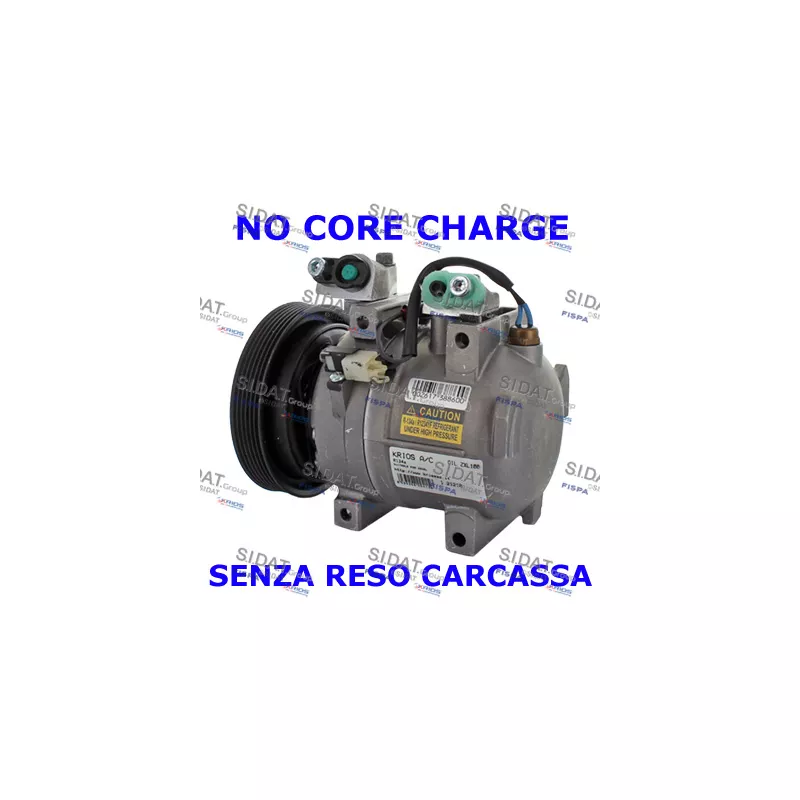 Compresseur, climatisation FISPA 1.2121R