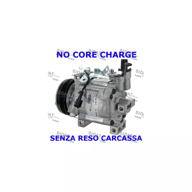 Compresseur, climatisation FISPA 1.2138R