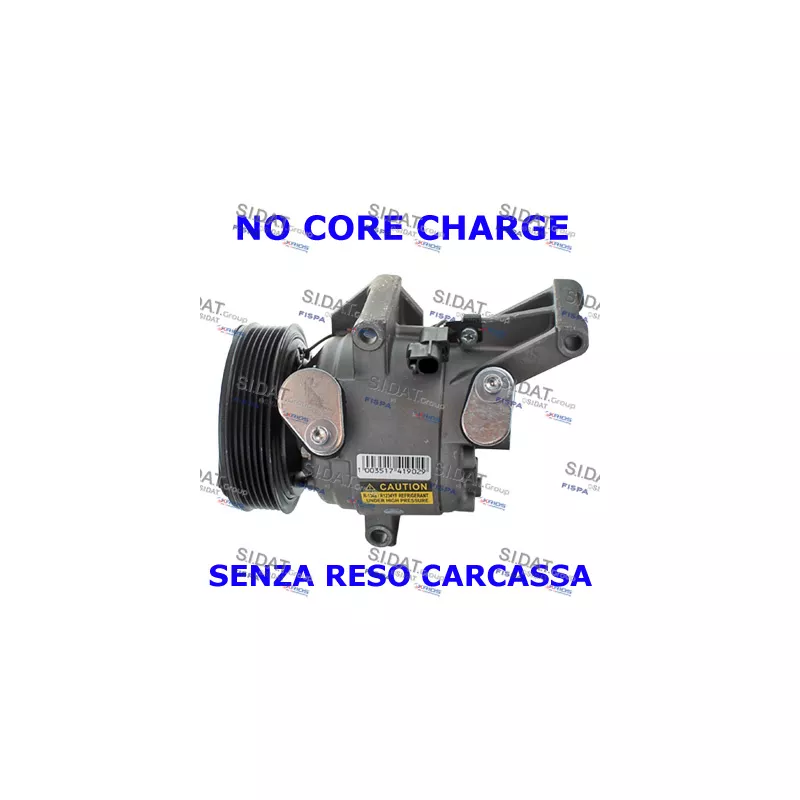 Compresseur, climatisation FISPA 1.2171R