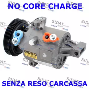 Compresseur, climatisation FISPA 1.2195R