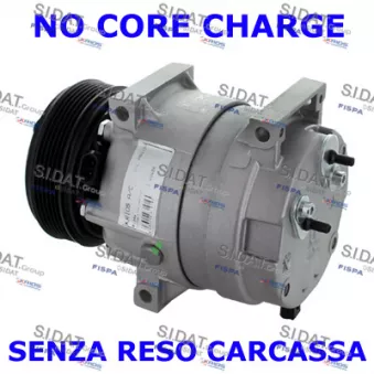Compresseur, climatisation FISPA 1.4048R