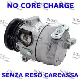 Compresseur, climatisation FISPA 1.4146R