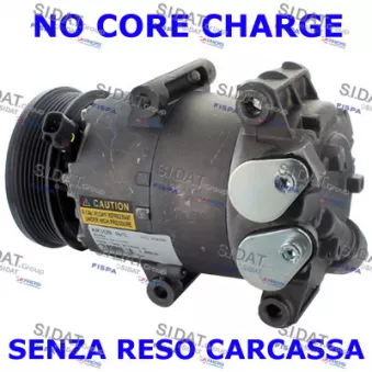 Compresseur, climatisation FISPA 1.8061R