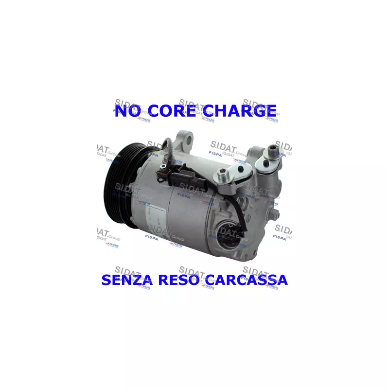 Compresseur, climatisation FISPA 1.8072R