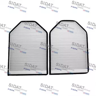 Filtre, air de l'habitacle FISPA 100-2