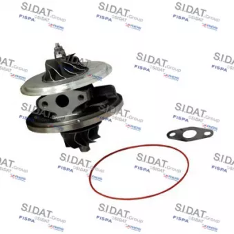 Groupe carter, turbocompresseur FISPA 47.037