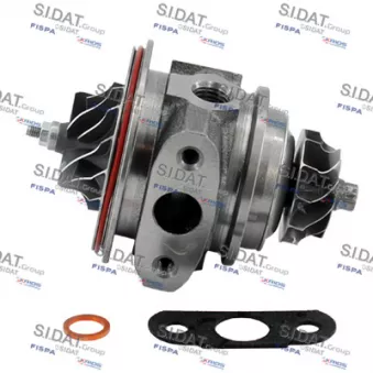 Groupe carter, turbocompresseur FISPA 47.1368