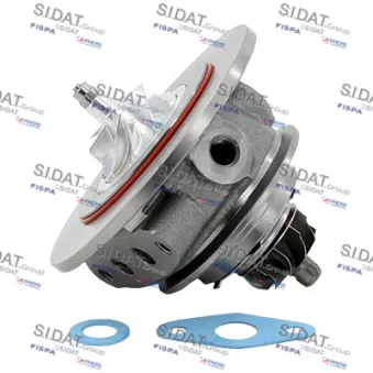 Groupe carter, turbocompresseur FISPA 47.1677
