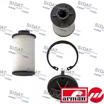 Kit de filtre hydraulique, boîte automatique FISPA 57012BAS