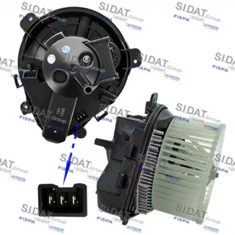 Pulseur d'air habitacle FISPA 9.2280