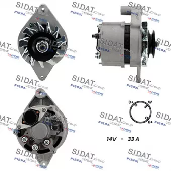 Alternateur FISPA A12BH0056A2
