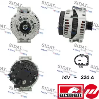 Alternateur FISPA A12BH0195AS