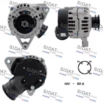 Alternateur FISPA A12BH0404A2