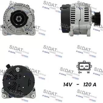 Alternateur FISPA A12BH0527A2