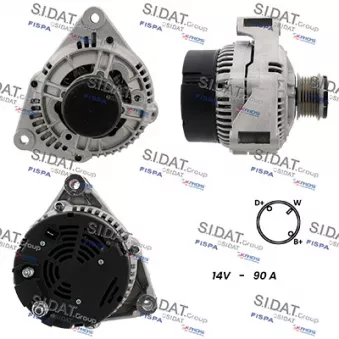 Alternateur FISPA A12BH0555A2