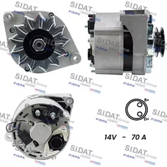 Alternateur FISPA A12BH0629A2
