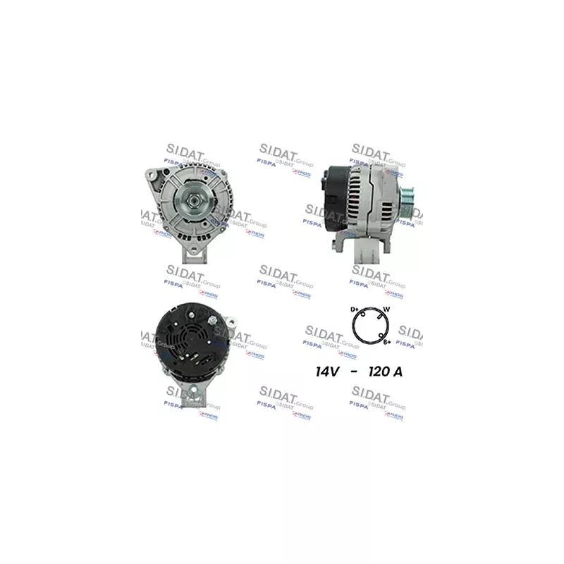 Alternateur FISPA A12BH0735A2
