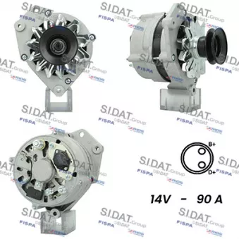 Alternateur FISPA A12BH0828A2