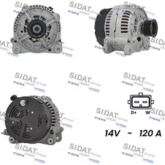 Alternateur FISPA A12BH0835A2