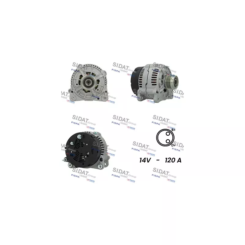 Alternateur FISPA A12BH0838A2