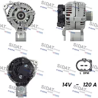 Alternateur FISPA A12BH0907A2