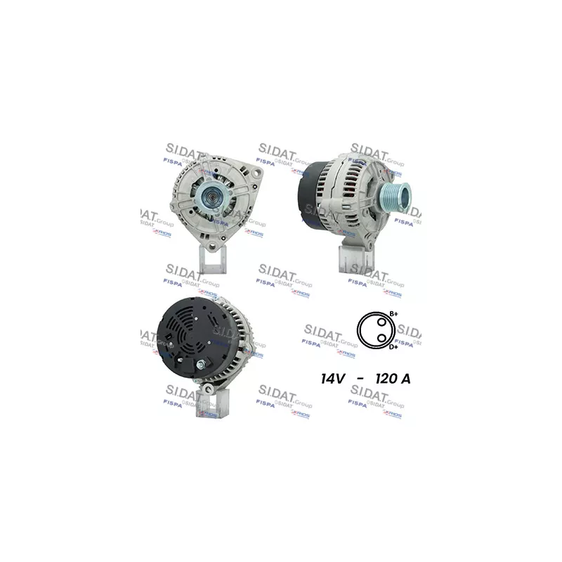 Alternateur FISPA A12BH0933A2