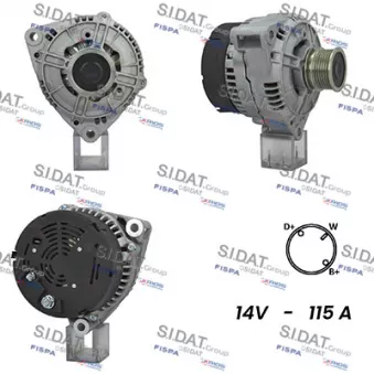Alternateur FISPA A12BH0934A2