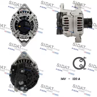 Alternateur FISPA A12BH1254